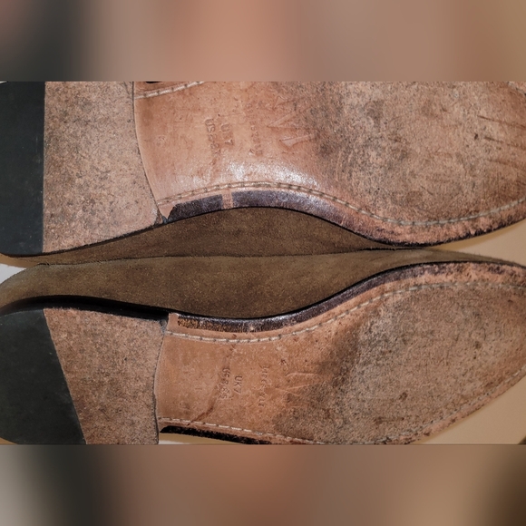 3DM LIFESTYLE Belgian Loafers - Cognac Suede Men's sz 8/8.5 UK 7 GUC - Picture 6 of 6